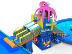 章魚(yú)奇遇記充氣水滑梯8.5*3*5.9