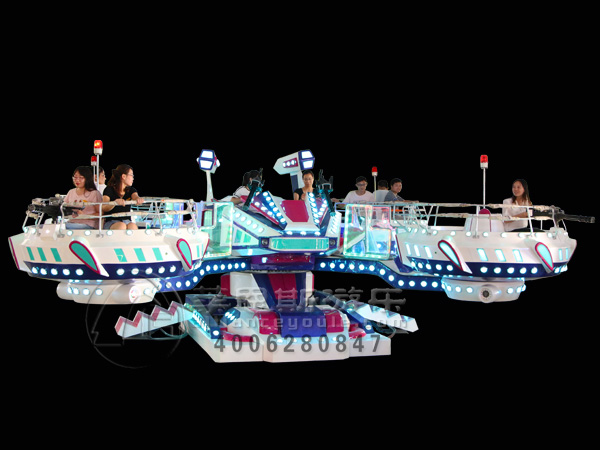 銀河戰(zhàn)艦旋轉(zhuǎn)升降射擊互動(dòng)游樂設(shè)備