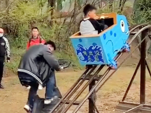 腳踏過山車